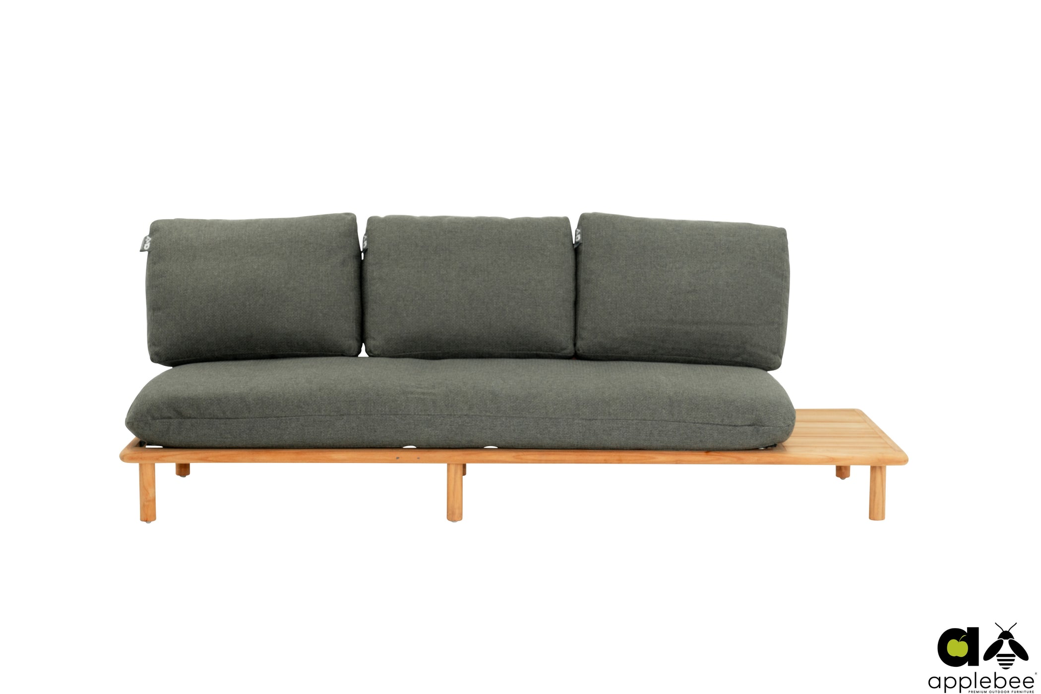 Applebee Sling teak loungebank 242 links | V/d Pol — VandePolMeubelen