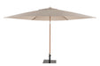 Azzurro parasol Ø300 cm Woodlook frame Sand 4 seasons outdoor