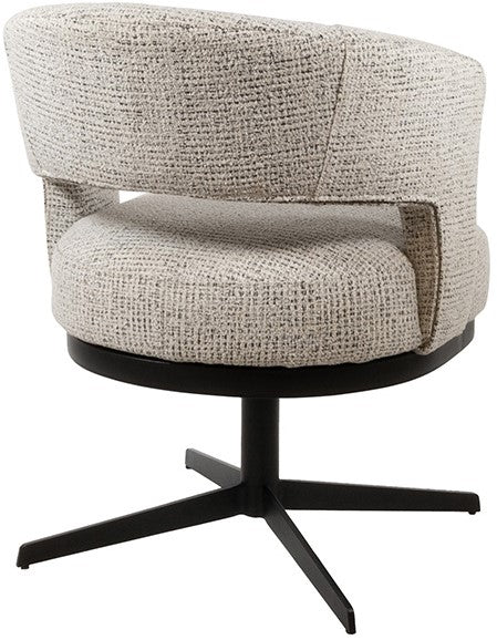 Bruce eetkamerstoel - draaipoot 360 - Coco - Salt 'n Pepper 80