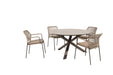 Barista dining set terre Prado dining table ceramic top 4 seasons outdoor
