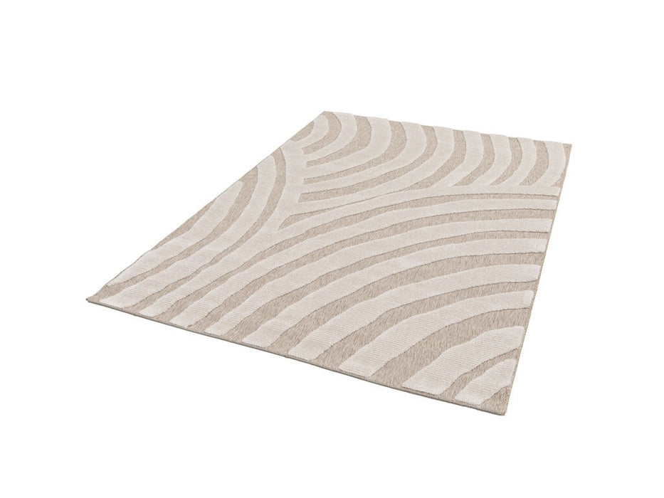 Beige vloerkleed op maat Dundee