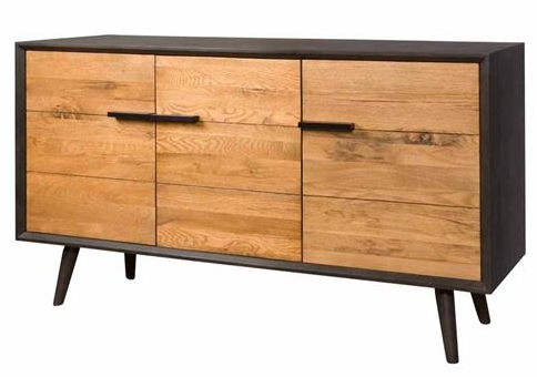 Bresso serie van 3 massief eiken meubels | Showmodelaanbieding