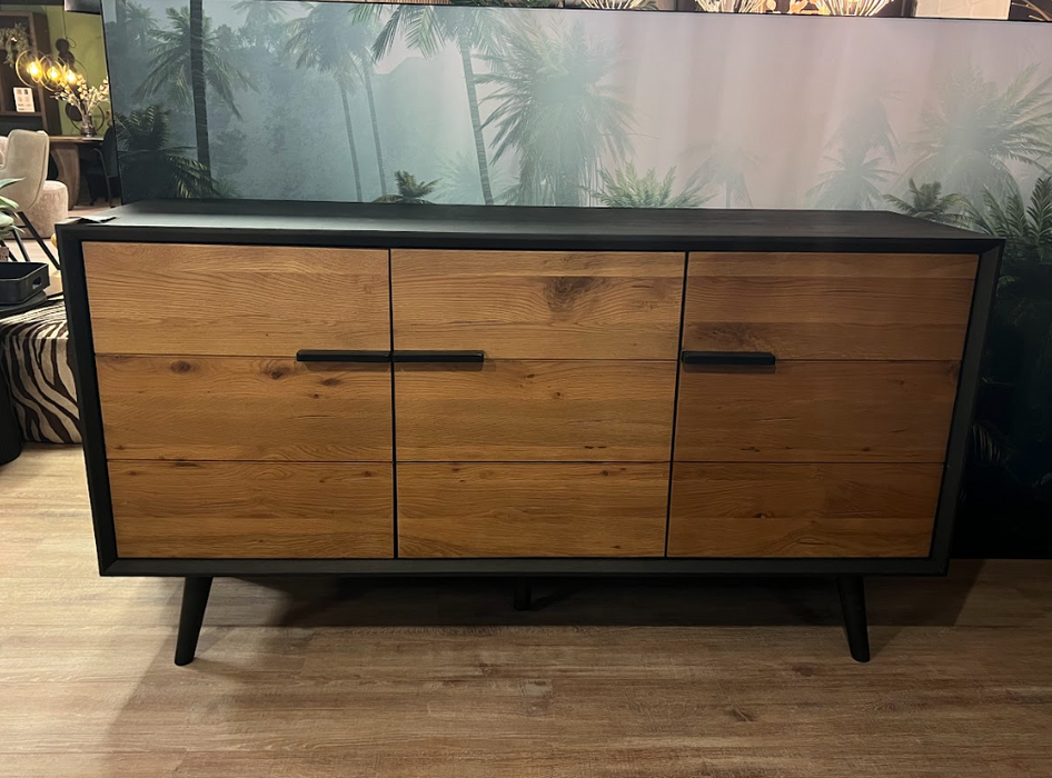 Bresso serie van 3 massief eiken meubels | Showmodelaanbieding