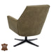 Bronco lederen draaifauteuil Bull Moss groen Achterkant