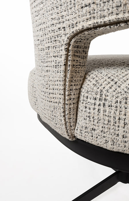 Bruce-armstoel-stoel-staal-frame-draaibaar-draaifunctie-groot-rug-gat-dik-zitkussen-comfort-modern-wit-Utrecht-grijs-