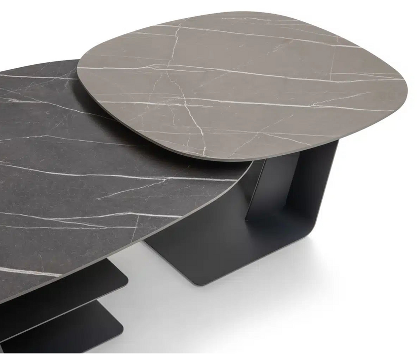 Salontafels Choq groot en Top23 HPL Pulpis