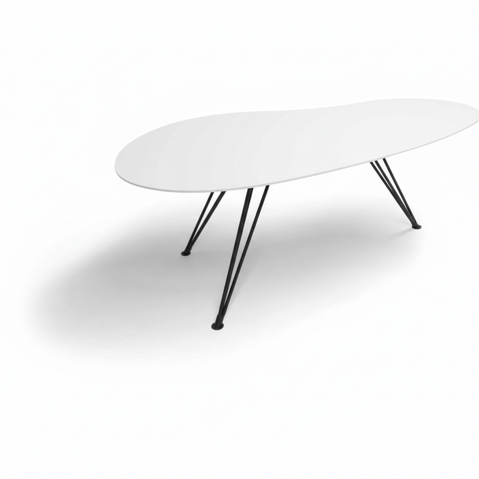 Cloudy eettafel fenix wit brees new world