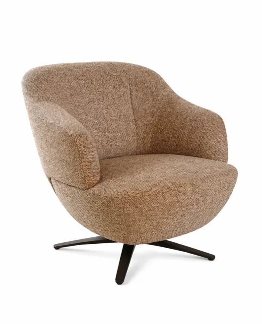 Draaifauteuil kuipvorm Vento