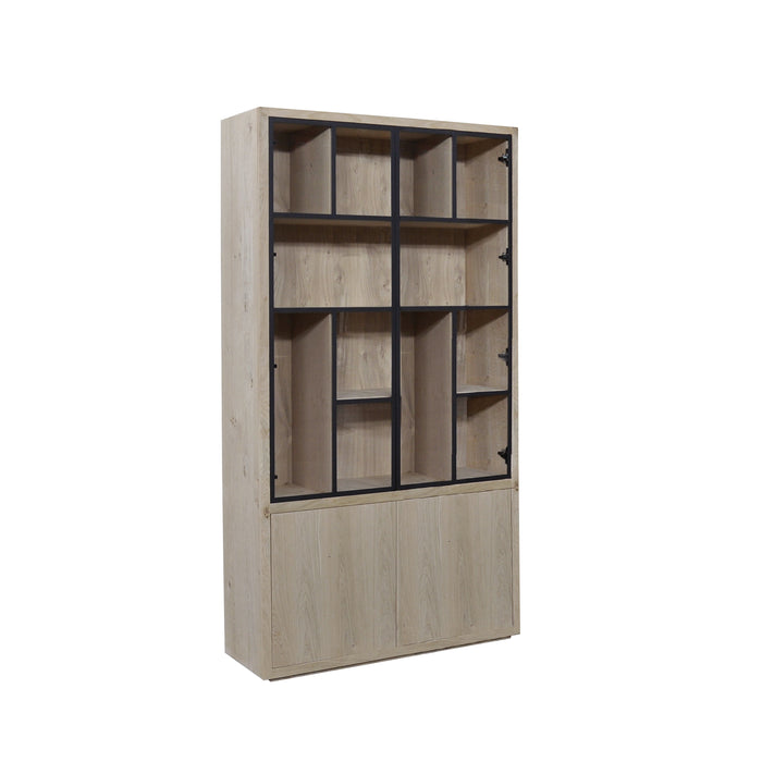 Vermeer Puur vitrinekast met versprongen vakken