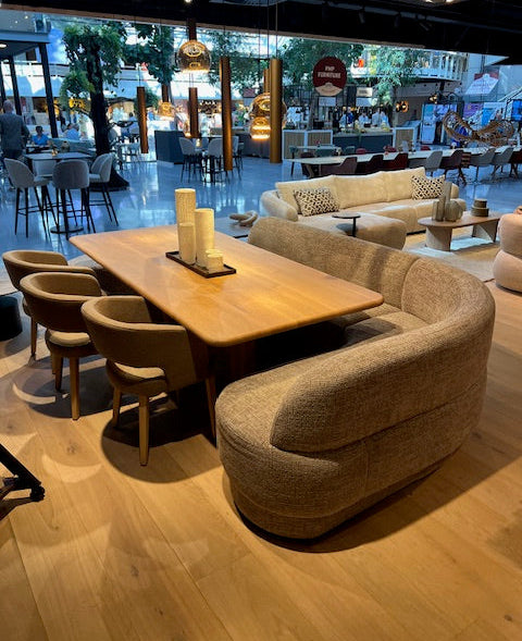 Oyster ovale eetkamerbank - PMP Furniture