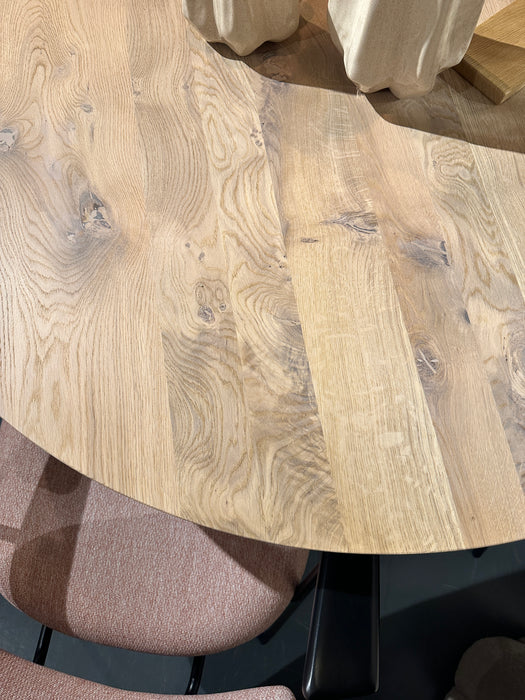 Eiken houten tafelblad van de Roundy eettafel