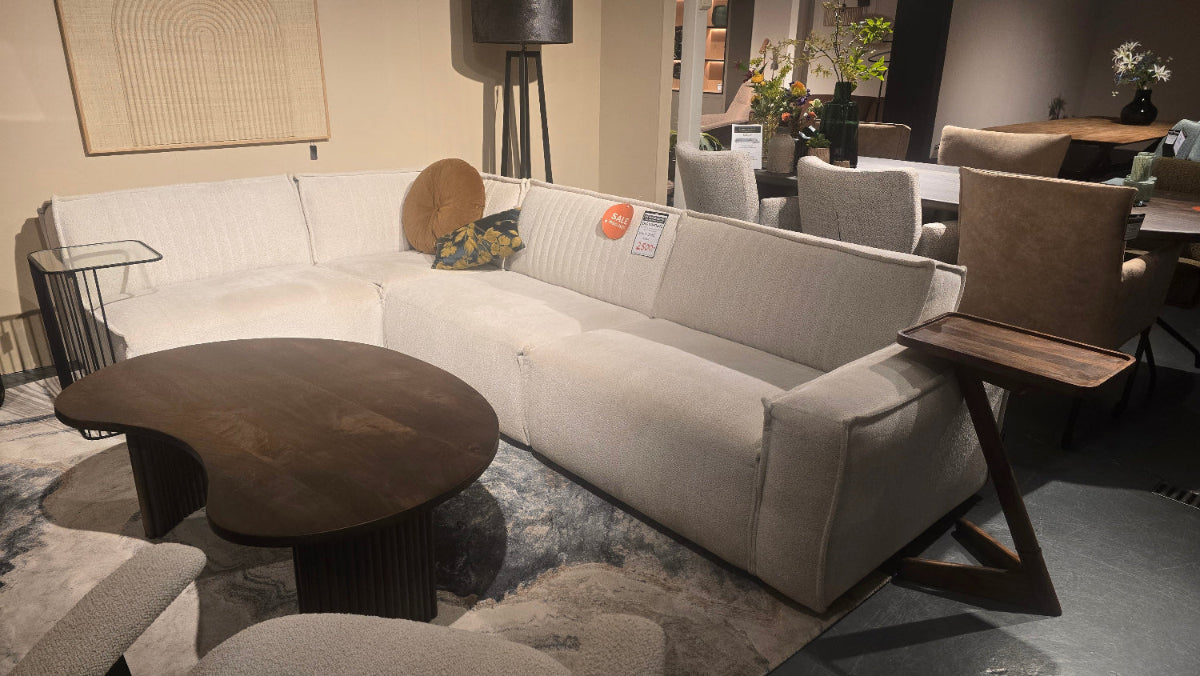 Elementen bank gebroken wit rally must living showmodel aanbieding