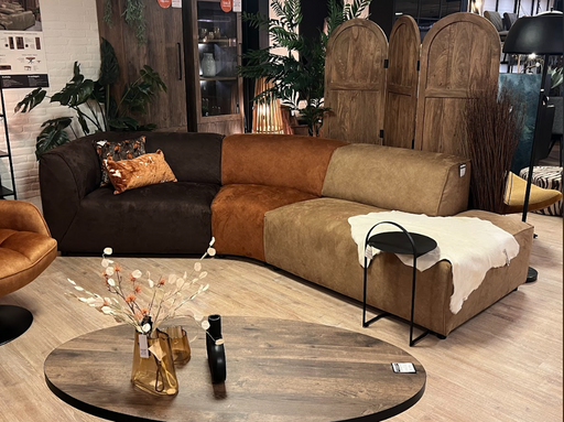 Elementenbank-picasso-leer-look-stoer-cognac-bruin-donkerburin-sale-hoekbank-rondenhoek-utrecht-sale-zonderpoot