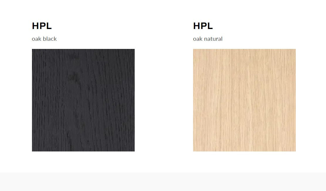 Twinny banktafel eikenlook – HPL Oak