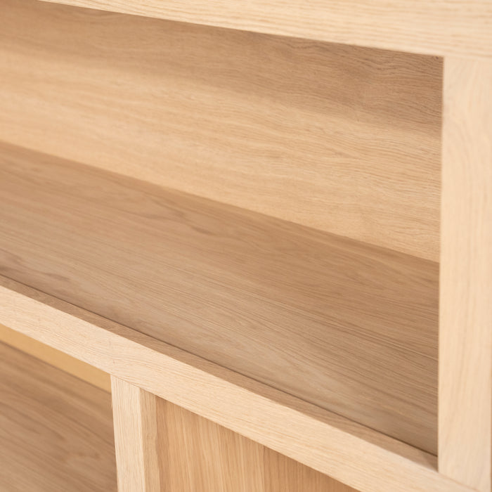 Helsinki-wand-vakken-opberg-kast-200x220cm- naturel-licht-eiken-fineer-96289-eleonora-4deuren-2laden-6open-vakken-utrecht