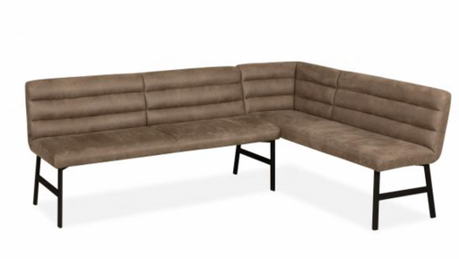 Truffle kleur hoek rechts eetkamerbank David Maxfurn