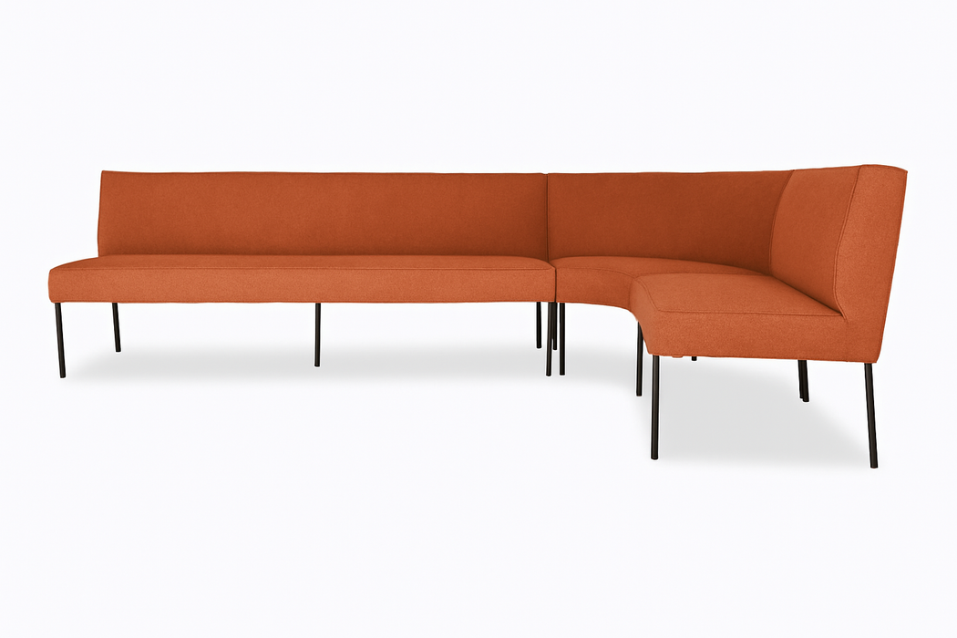 hoekeetbank Clare met ronde hoek