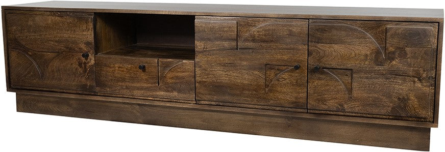 TV dressoir 190 cm Dark Walnut - Kaapstad collectie