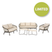 Loungeset Pine Key bronze applebee uitverkoop