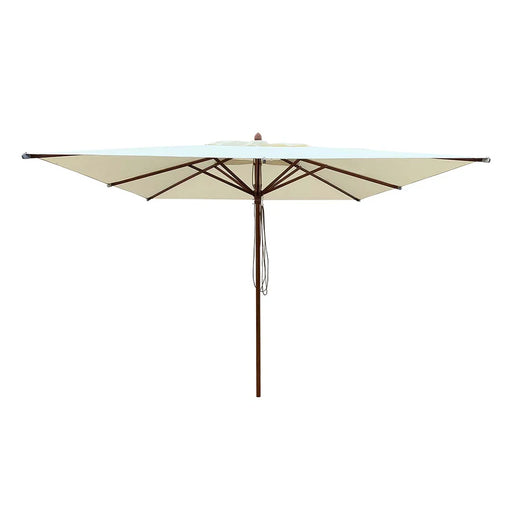 Borek parasol Lucia 300x300 ecru Van de Pol meubelen