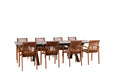 Maratea bronze dining set met Ishi dining chair sienna yoi