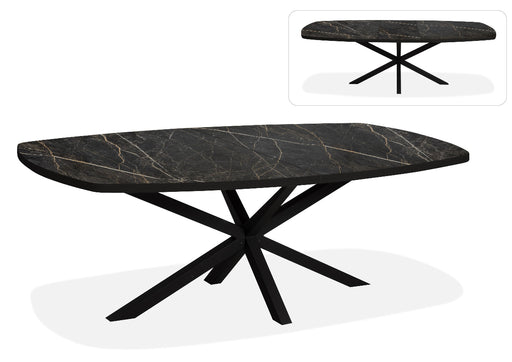 Mito marmere uitschuiftafel lamulux marble bromo 