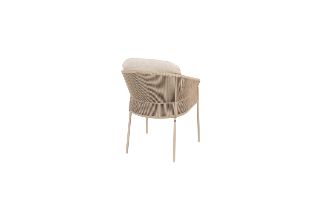 Moderne weerbestendige tuinstoel florence latte taste 4 seasons outdoor