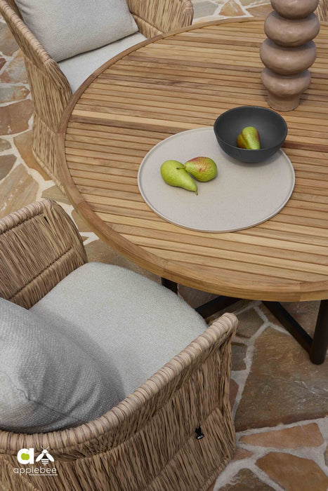 stoel buiten riet look apple bee gili