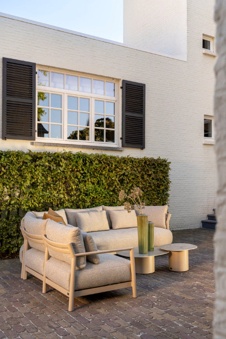 Mykonos loungeset met Sofie salontafels 4 seasons outdoor latte