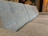 Gecapitonneerde retro hoekbank ‘Nienke’ met modulaire elementen. Chesterfield look