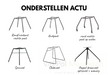 Onderstellen stoel Actu he design