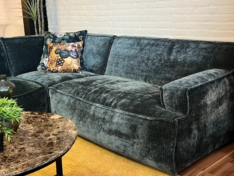 Plantani-blauw-ribstof-zitzak-hoekbank-plofbank-loungebank-vlinderstiksel-uitverkoop-sale-utrecht-318x253cm-easysofa
