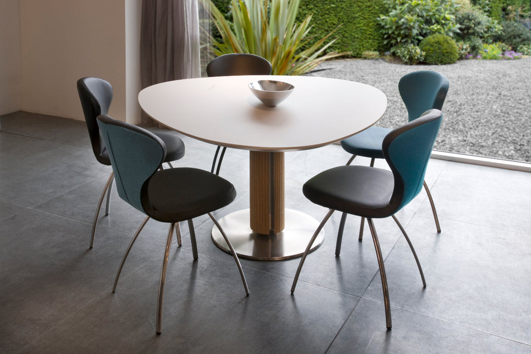 Rikki eetkamerstoel duobekleding steely eetstoel bree's new world