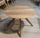 Rio coffee table teak 60 cm gescova te zien in showroom nederland