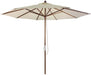 Ronde stokparasol Ø 270 Enzo Borek ecru