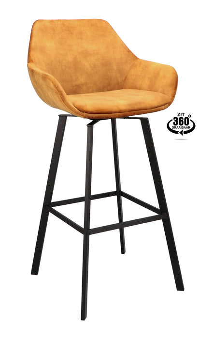 360˚ Draaibare lage (kookeiland) barkruk