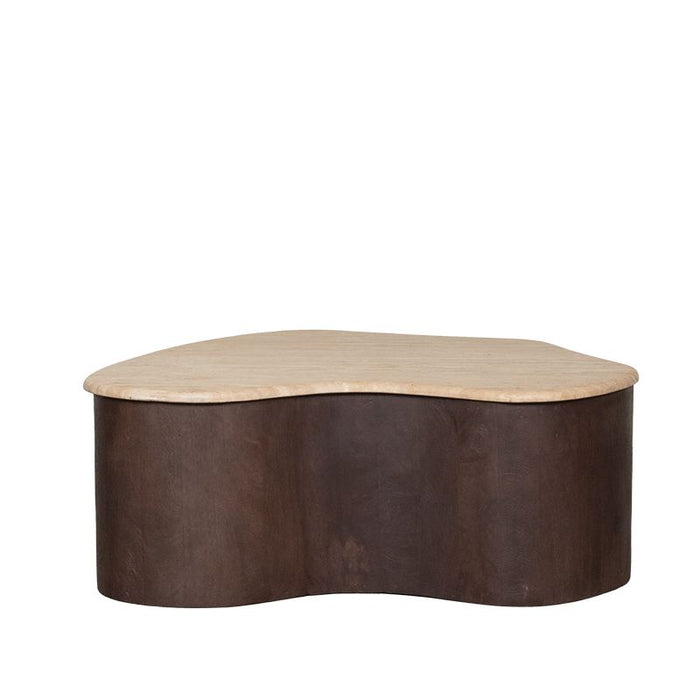 Salontafel 80 cm travertin