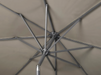 Terras parasol rond 3 meter antraciet Riva Platinum