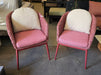 Set van 2 roze tuinstoelen quinn applebee uniek prototype
