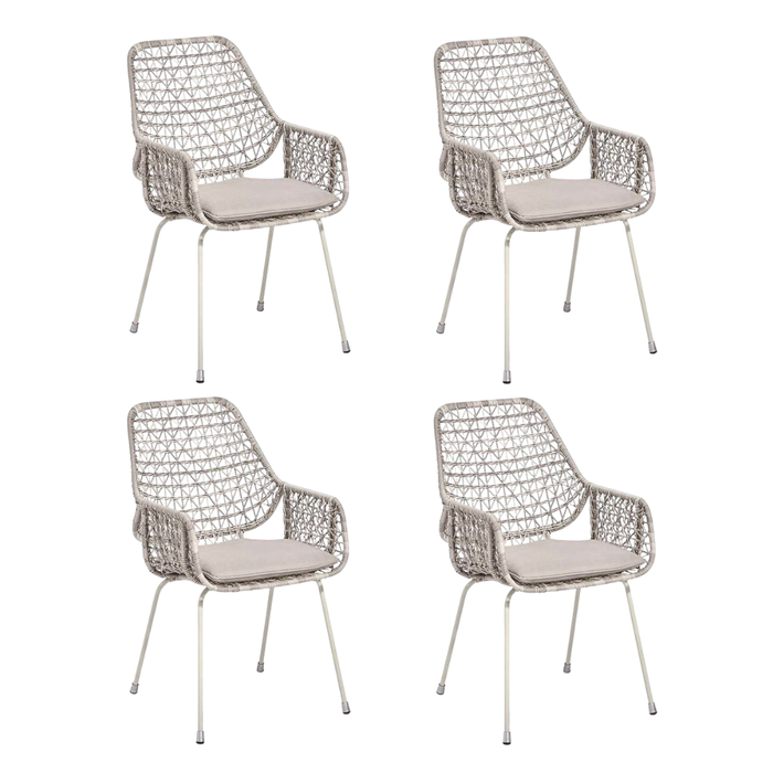 Set van 4 zara tuinstoelen uitverkoop apple bee