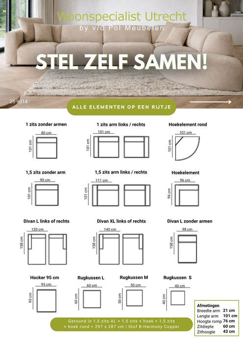 stel zelf samen product blad