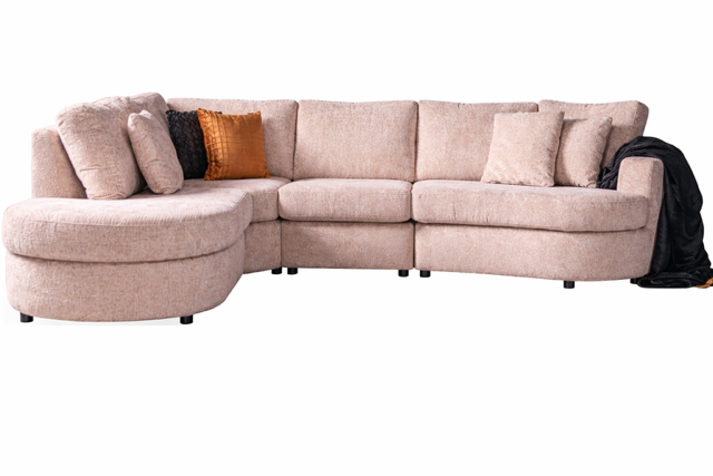 Soof-bankRond-organisch-roze