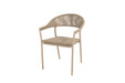 Stapelbare natuurlijk tuinstoel sienna latte taste by 4 seasons