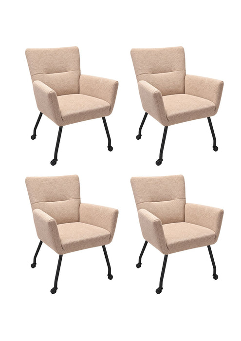 set van 4 eetkamerstoelen