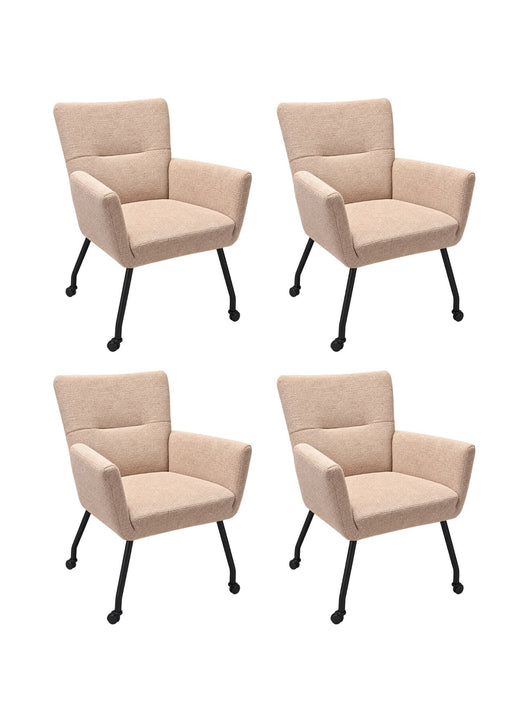 set van 4 eetkamerstoelen