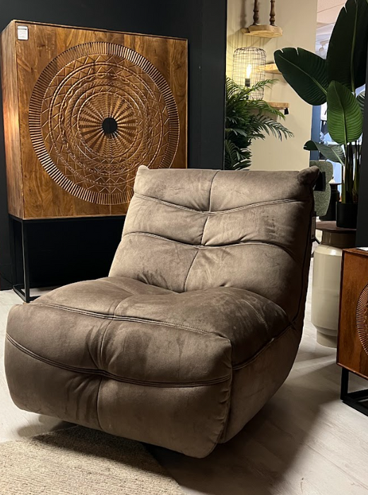 Take it easy Relaxfauteuil label51 uitverkoop sale utrecht taupe modern comfy organisch