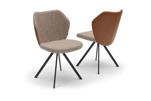 Toby eetkamerstoel zonder armleuning stoel met duobekleding bree's new world