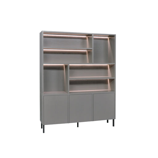 Eiken Vakkenkast met verlichting