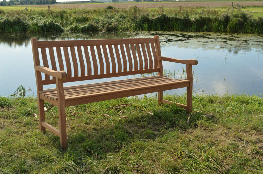 Tuinbank teakhout naturel 120 / 150 / 180 cm