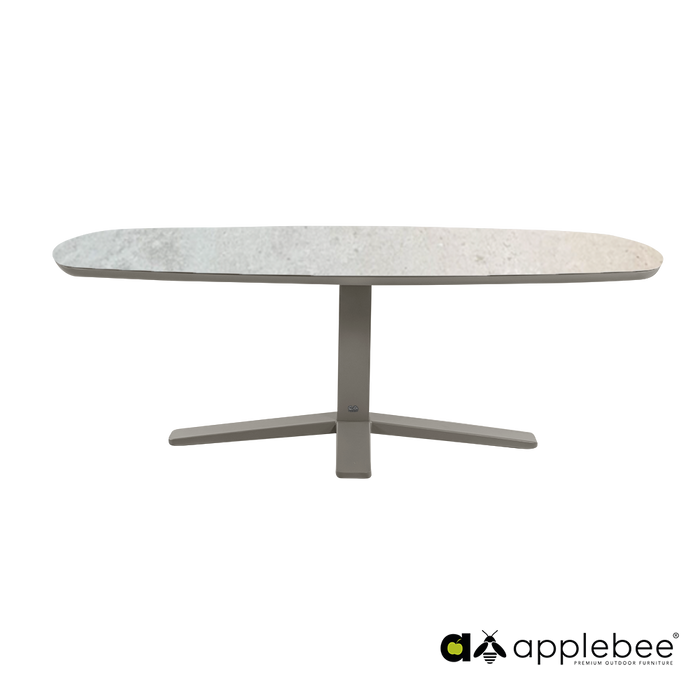 taupe tuintafel sintered stone blad zanzibar applebee